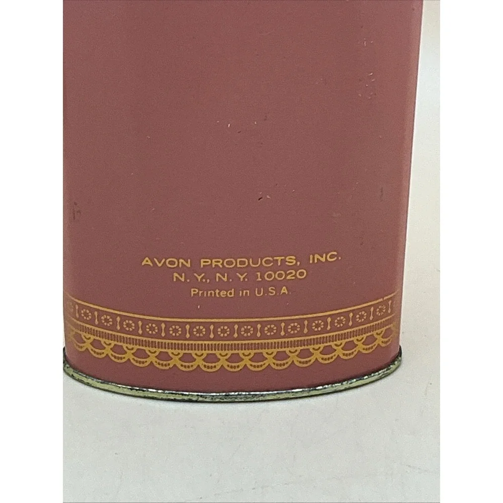 Vintage Avon Perfumed Talc Empty Tins;‎ 